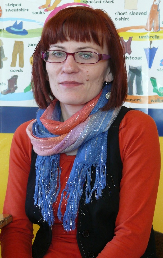 Justyna Drewniak jest nauczycielką języka angielskiego