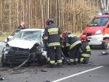 Po wypadku kierowca z Międzyrzecza zmarł w szpitalu [ZDJĘCIA]