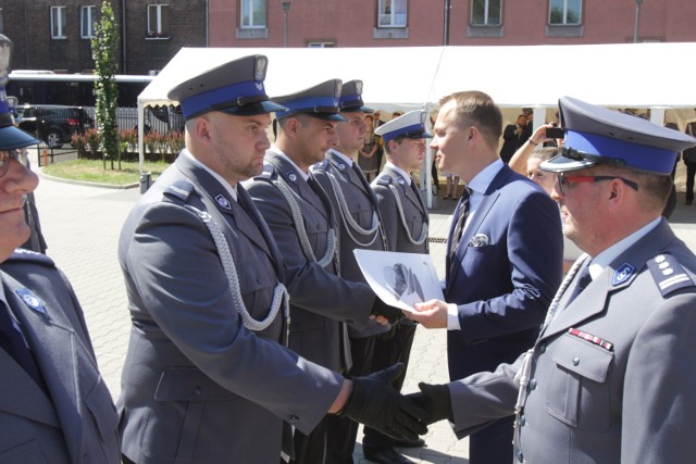 Święto Policji 2018 w Świętochłowicach przed Muzeum Powstań Śląskich ZDJĘCIA