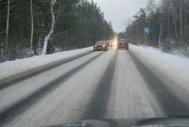 Na półwyspie drogi są zaśnieżone