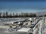 Zimowy port w Puławach