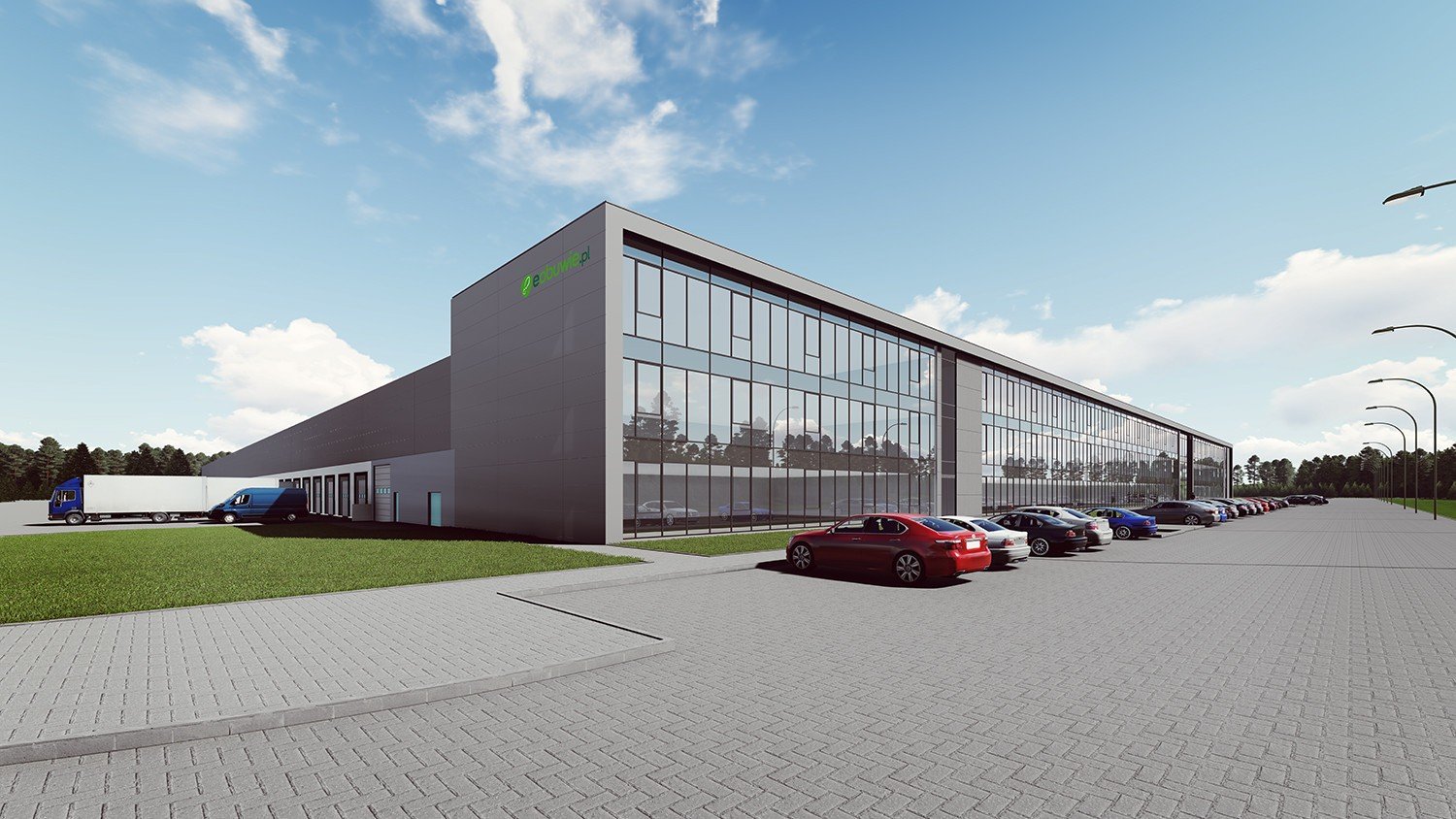 Ruszyła budowa nowego centrum logistycznego dla eobuwie.pl w Lubuskim Parku  Przemysłowo-Technologicznym w Zielonej Górze [WIZUALIZACJE] | Zielona Góra  Nasze Miasto