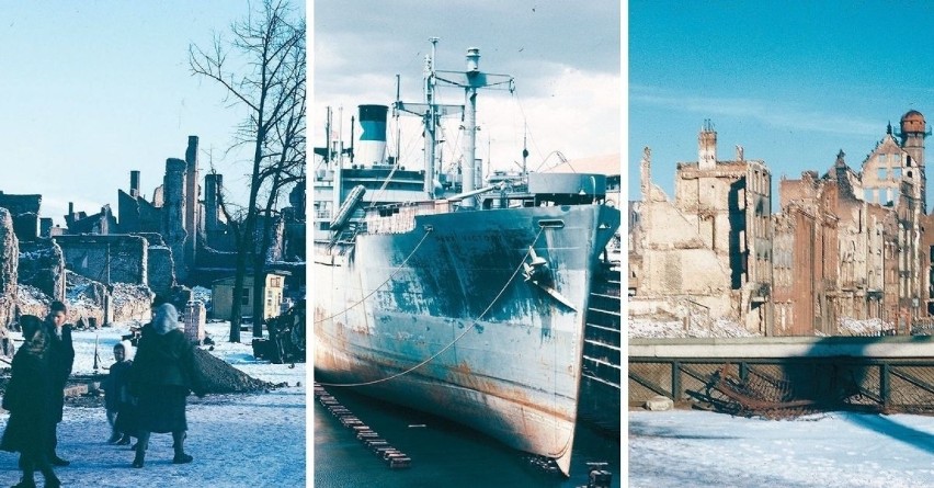 Gdańsk na zdjęciach. Pierwsze kolorowe zdjęcia Gdańska autorstwa amerykańskiego marynarza. Tak wyglądał Gdańsk w 1946 r. Archiwalne zdjęcia