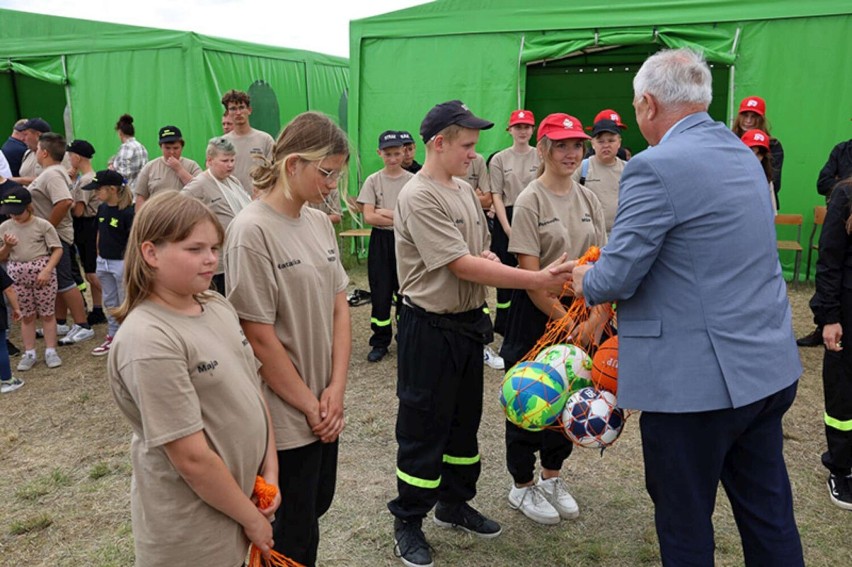 Podsumowano Pierwszy Letni Obóz Młodzieżowych Drużyn Pożarniczych w Panigrodzu, gm. Gołańcz. Było bardzo aktywnie