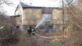 Pożar w Krakowie: przy ulicy Polnych Kwiatów spłonął pustostan [WIDEO]