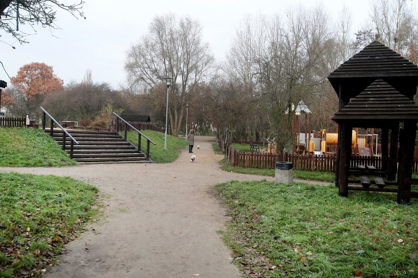 Park przy ulicy Kutrzeby w Szczecinie