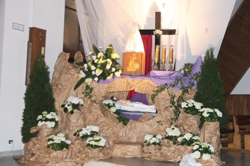 Grób Pański w kościele Przenajświętszej Trójcy w Rajsku