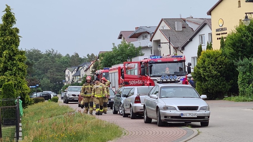 Pożar pensjonatu we Władysławowie (6.07.2022)