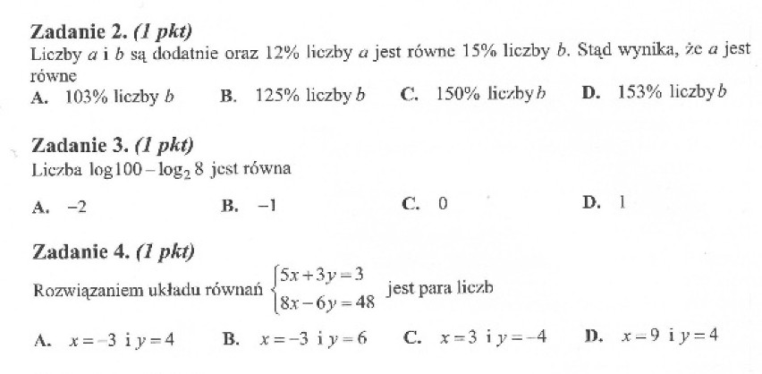 MATURA 2013 MATEMATYKA