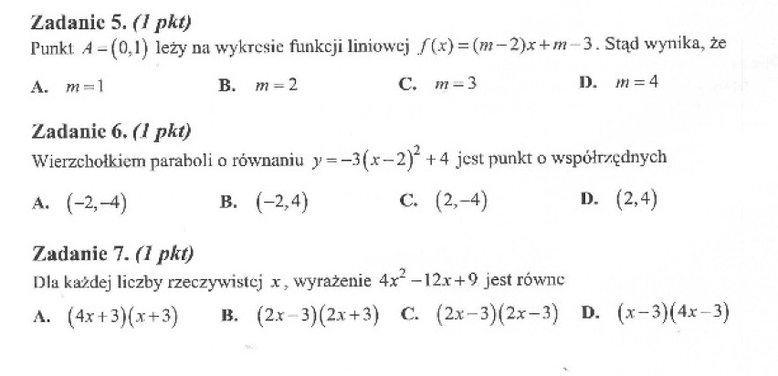 MATURA 2013 MATEMATYKA