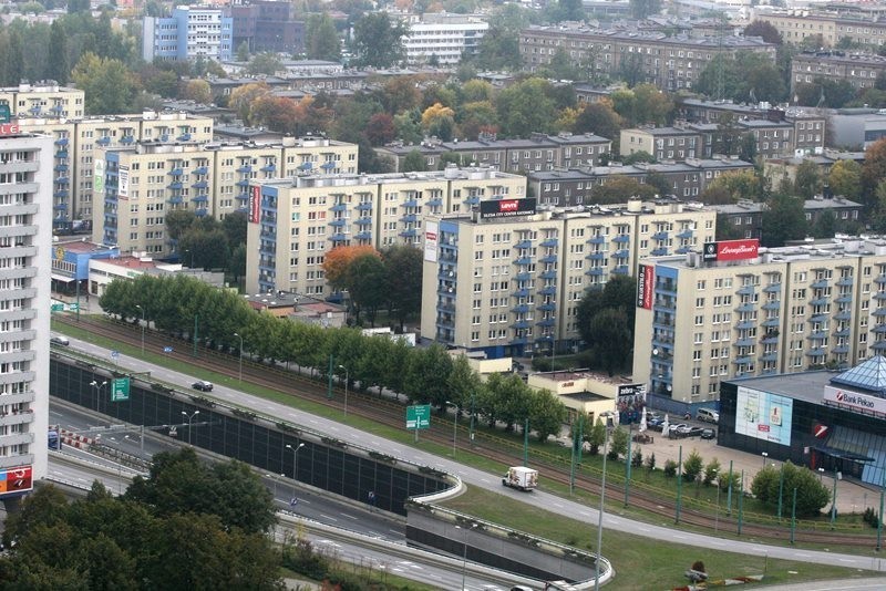 DTŚ i tunel w Katowicach