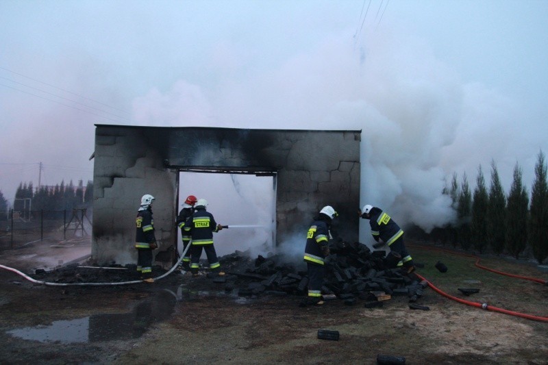 Zdjęcia strażaków z miejsca tragedii