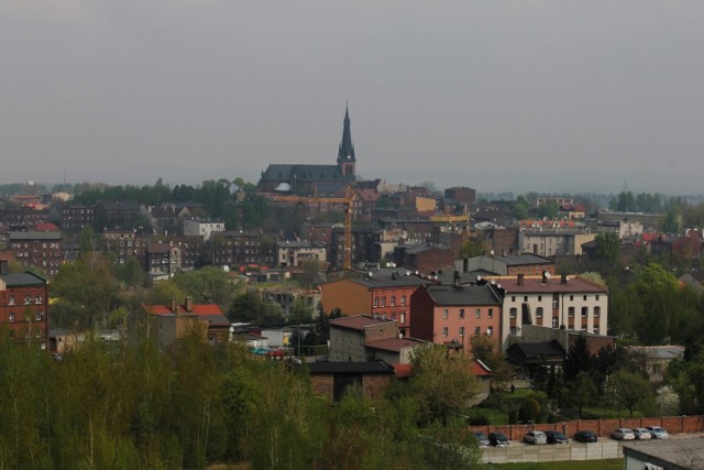 Panorama Chorzowa z szybu Prezydent