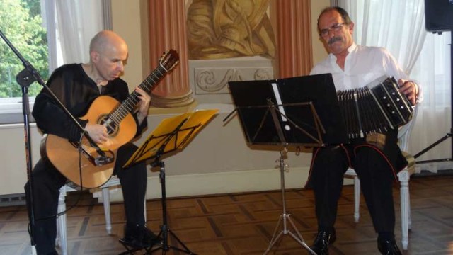 Akademia Gitary 2016  Carles Pons i Orlando di Bello w Muzeum Ziemiaństwa