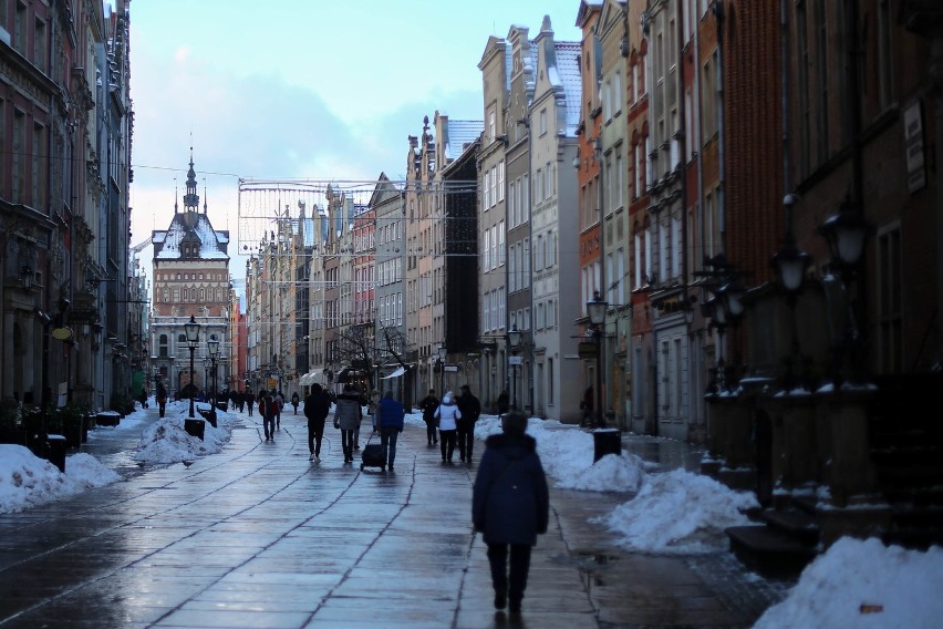 Zimowy Gdańsk jest bardzo urokliwy