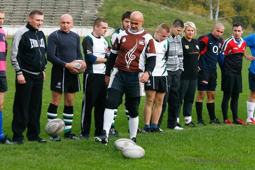Przygotowania do wielkiego meczu rugby w Wałbrzychu
