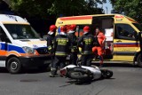 Poważny wypadek na skrzyżowaniu ulic Roosevelta i Libelta: Kierowca skutera został ranny