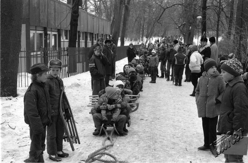 Ogród Saski w Lublinie, 1987 r.