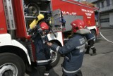 Pożar sklepu w Chojnicach. W akcji gaśniczej uczestniczyło aż 6 zastępów strażaków