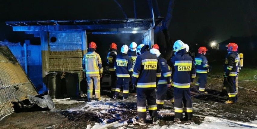 Pożar BWM w Niałku Wielkim. Auto prawdopodobnie zostało podpalone! [ZDJĘCIA]