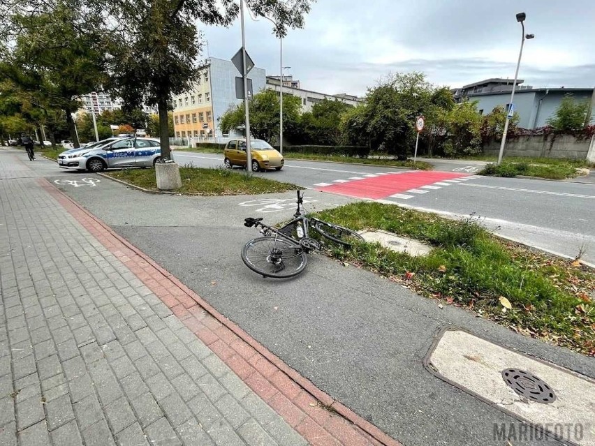 Potrącenie rowerzysty w Opolu.