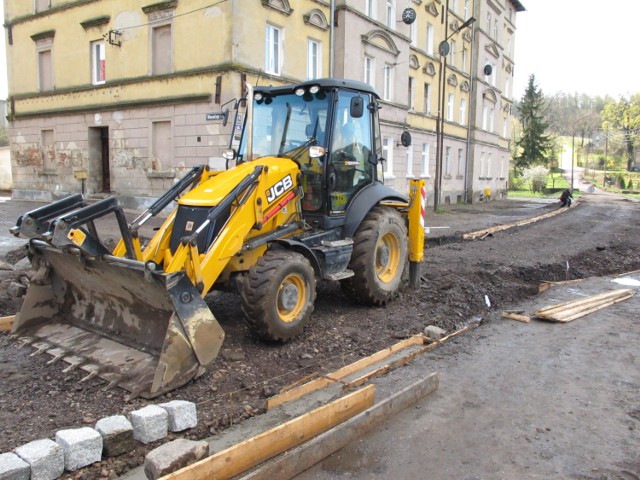ul. W Pola - archiwalne zdjęcia z kwietniowego remontu ulicy.