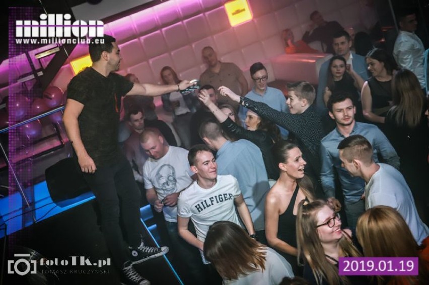 Impreza w klubie Million Włocławek - 19 stycznia 2019 [zdjęcia]