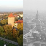 Stare Miasto w Oświęcimiu na zdjęciach z lotu ptaka sprzed prawie pół wieku i współcześnie. Zobaczcie, jak się zmieniło [ZDJĘCIA]