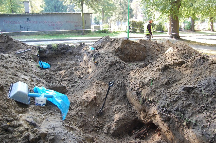W Tczewie trwa ekshumacja szczątków żołnierzy niemieckich. Natrafiono na zbiorową mogiłę
