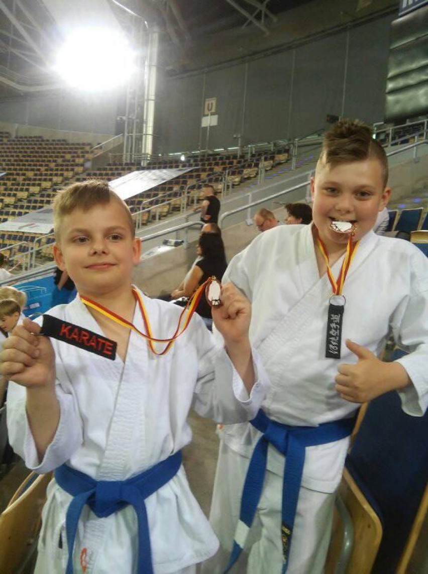 Kuba Baranowski zdobył dwa złote medale na zawodach karate w...