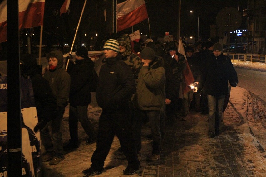 W piątek około 100 osób przemaszerowało ulicami Chełma.