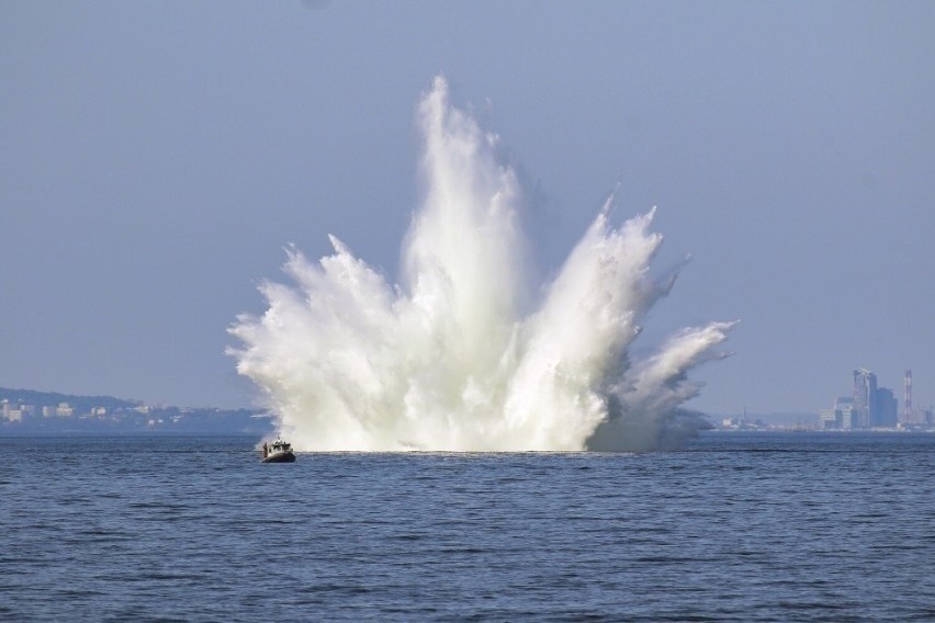 Neutralizacja bomb zalegających na dnie morza w rejonie Portu Północnego w Gdańsku