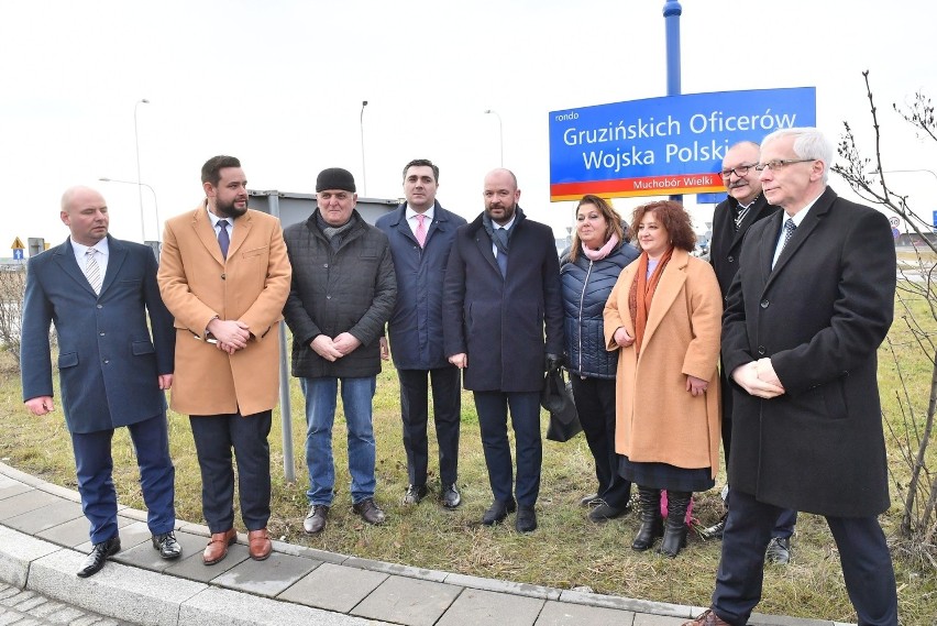 Mamy nowe rondo we Wrocławiu im. Gruzińskich Oficerów Wojska Polskiego [ZDJĘCIA] 