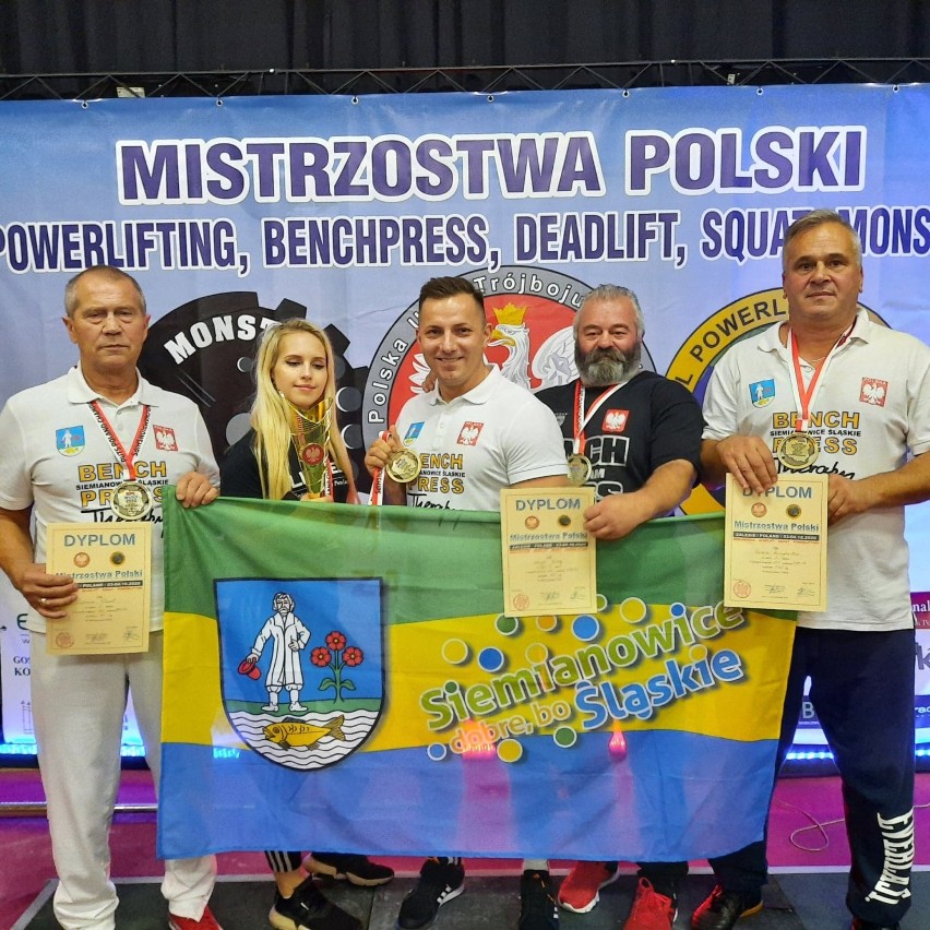 Siemianowiczanie wrócili z medalami z Mistrzostw Polski w Wyciskaniu Sztangi Leżąc