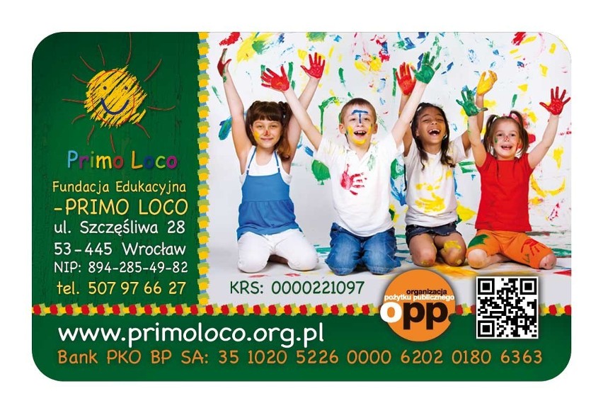 Fundacja Edukacyjna PRIMO LOCO pomaga gorzej sytuowanym uczniom (KRS 0000221097)