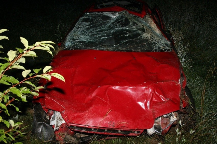 Pijany kierowca sprawcą wypadku w Adamowie. Sześć osób rannych w tym dwoje dzieci [ZDJĘCIA]