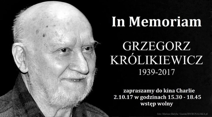 Wieczór wspominkowy poświęcony Grzegorzowi Królikiewiczowi