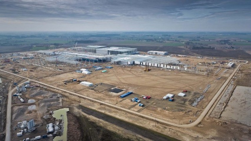 Budowa fabryki Volkswagena koło Wrześni
