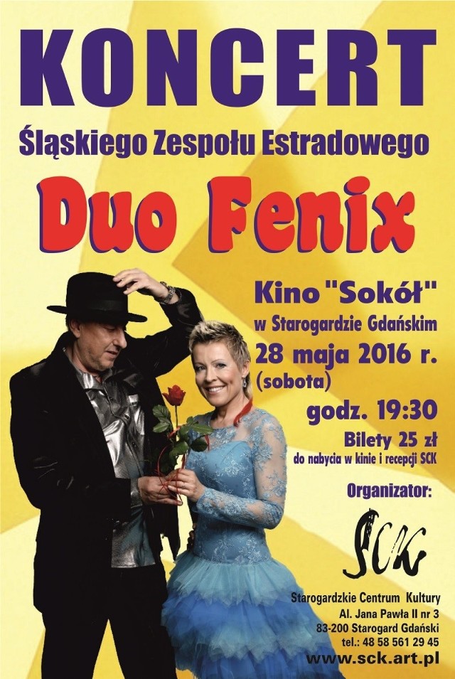 Kino Sokół: Koncert zespołu Duo Fenix