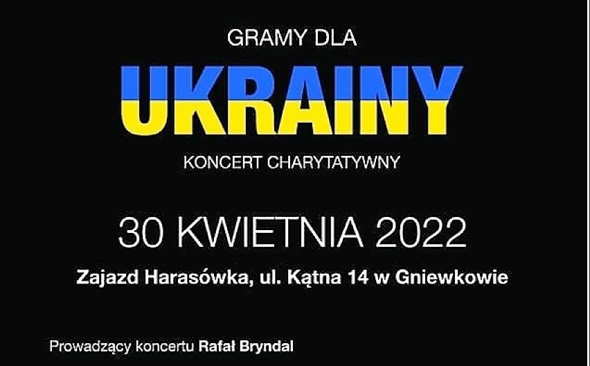 W Gniewkowie odbędzie się charytatywny koncert "Gramy dla...