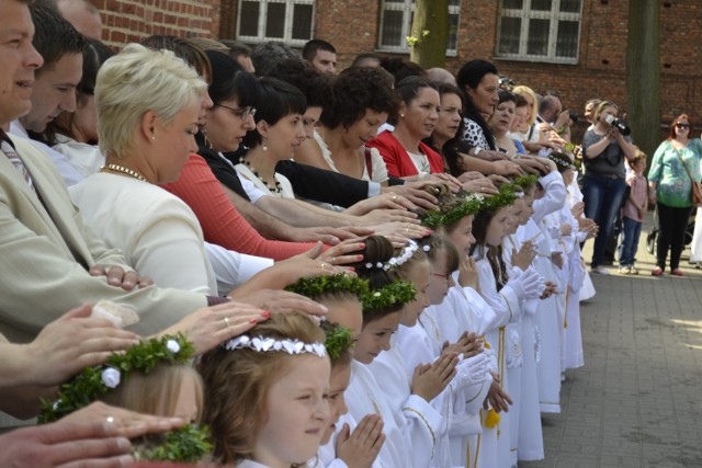 Pierwsza Komunia Św. w klasztorze w Wejherowie