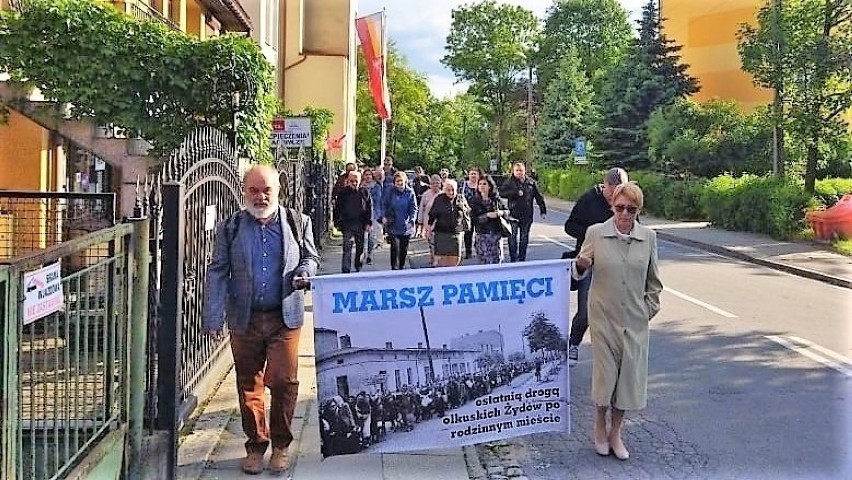 Marszem Pamięci uczczono 79. rocznicę likwidacji olkuskiego...