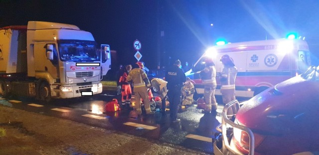 Na ulicy Częstochowskiej w Wieluniu doszło do potrącenia pieszego.