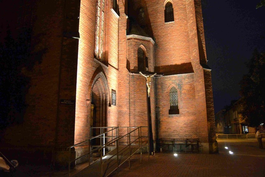 Iluminacja kościołów w Lęborku