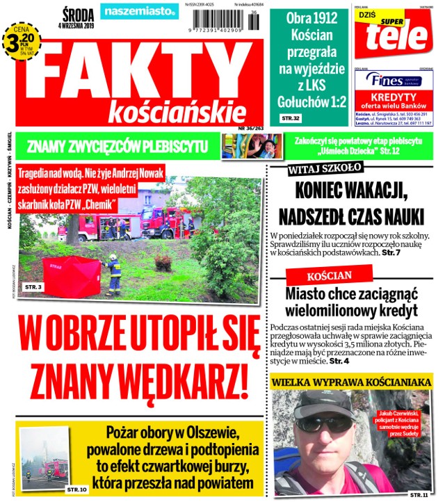 Zapraszamy do lektury nowych "Faktów Kościańskich"