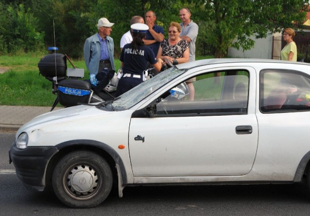 Wypadki na drogach powiatu bełchatowskiego: Wypadek na ul. Sienkieiwcza