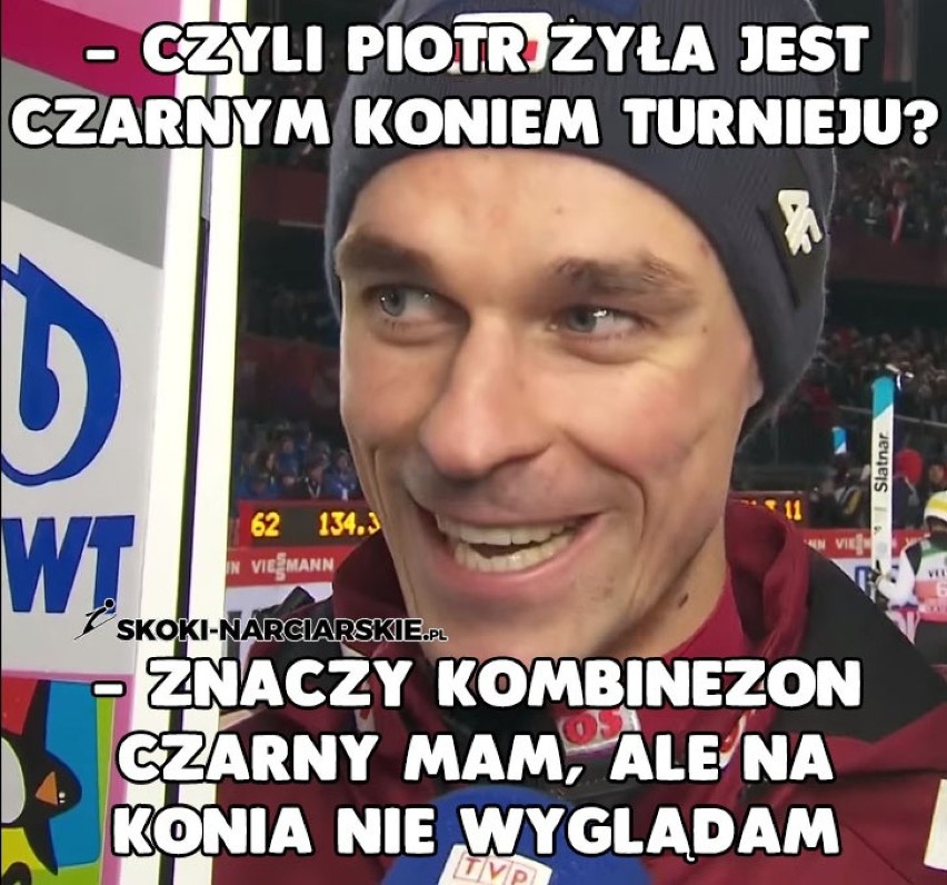 Piotr Żyła mistrzem świata w Oberstdorfie! MEMY mówią...