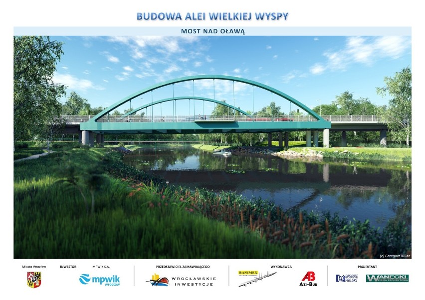 Tak będzie wyglądał nowy most nad Oławą
