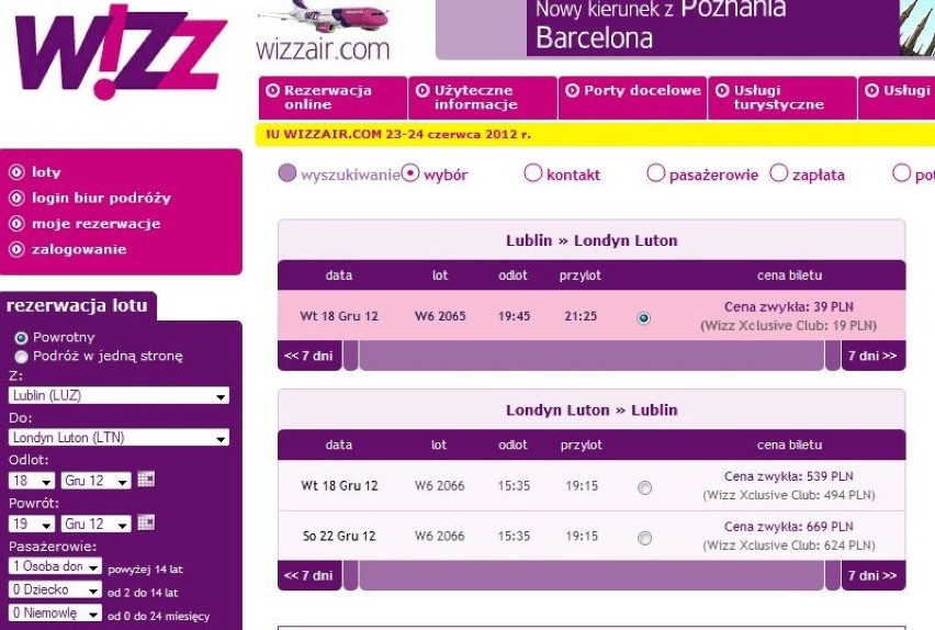 Wizz Air ogłosił dokąd będą latać samoloty startujące w...