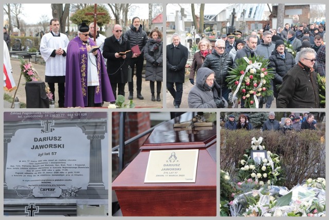 Pogrzeb Dariusza Jaworskiego, radnego rady miasta Włocławek i działacza "Solidarności"